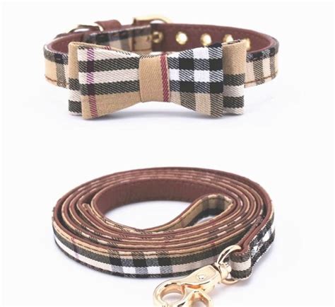 authentic Burberry dog collar